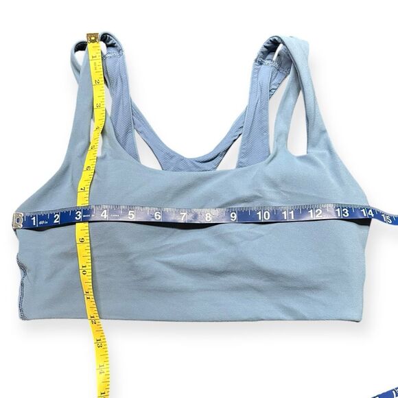 ATHLETA Women’s Cottage Blue Asana Strappy Back Sports Bra Size Small Petite - Picture 6 of 6